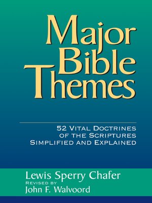 cover image of Major Bible Themes
